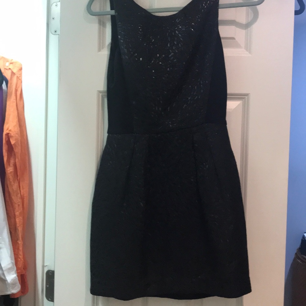 Black aritizia embellished dress